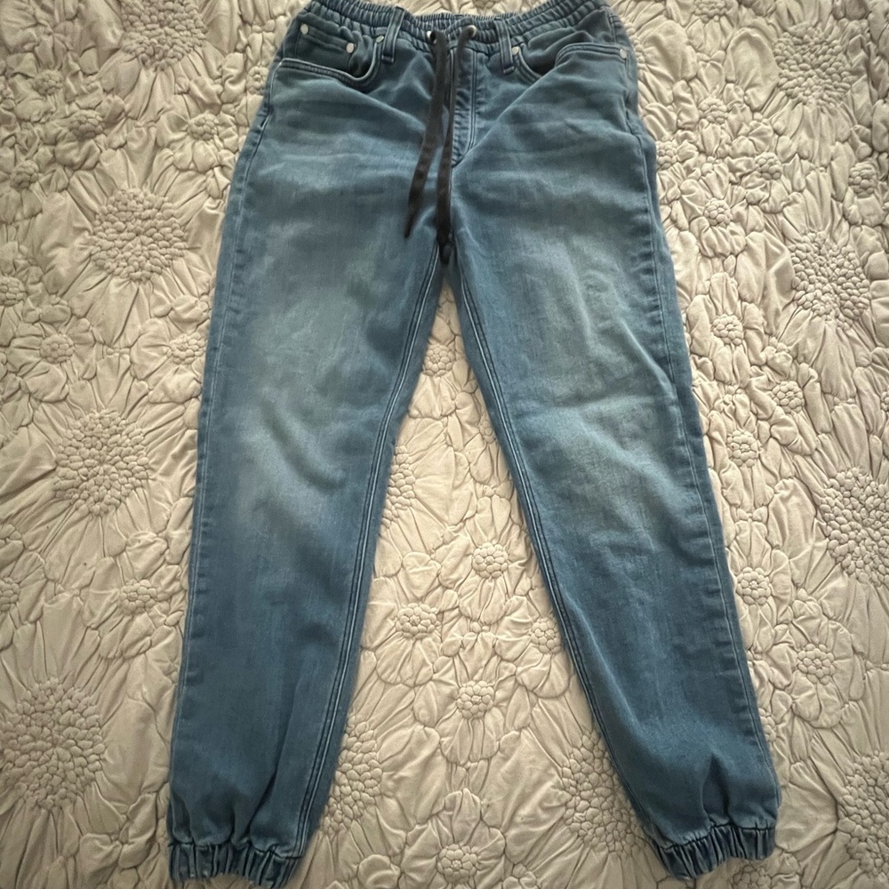 rag & bone Light Blue Denim Joggers